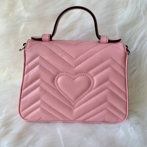 Gucci Pastel Pink Mini Marmont Tote - Picture 4 of 16